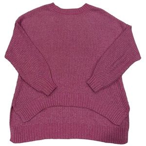 Oversized pink chunky sweater ✩ 🎀°｡🎧⋆⸜ 🌷
(187)